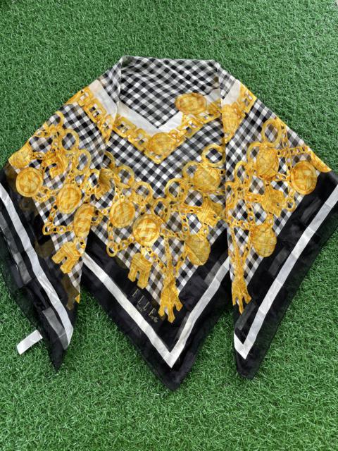 Other Designers Vintage - Vintage Elle Paris Goldchain Scarve Women
