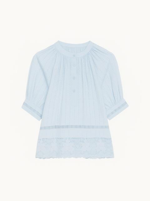ULLA JOHNSON Faye Puff Sleeve Blouse