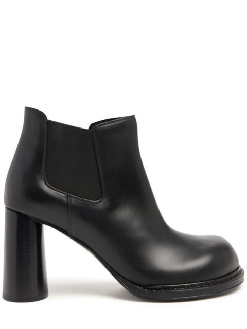 80mm Cliff leather chelsea ankle boots