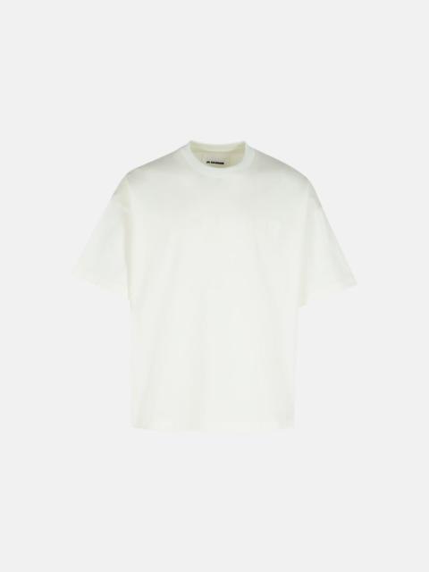 Jil Sander IVORY COTTON T-SHIRT