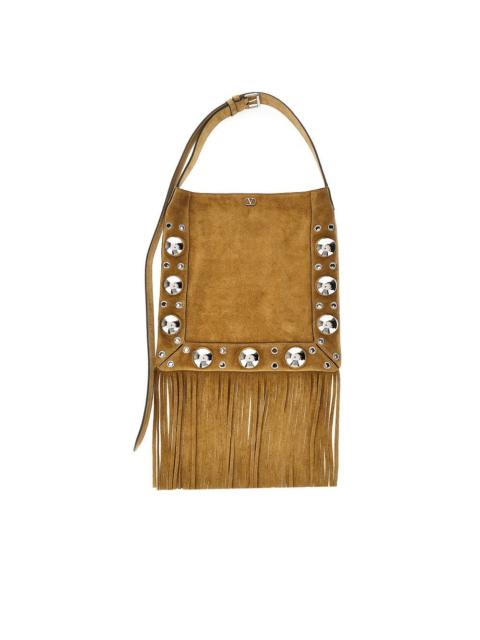 Valentino SUEDE LEATHER 'NELLCÔTE' SHOULDER BAG