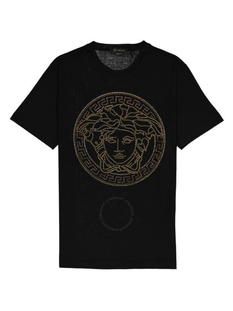 VERSACE Versace Medusa Crystal-Embellished T-Shirt