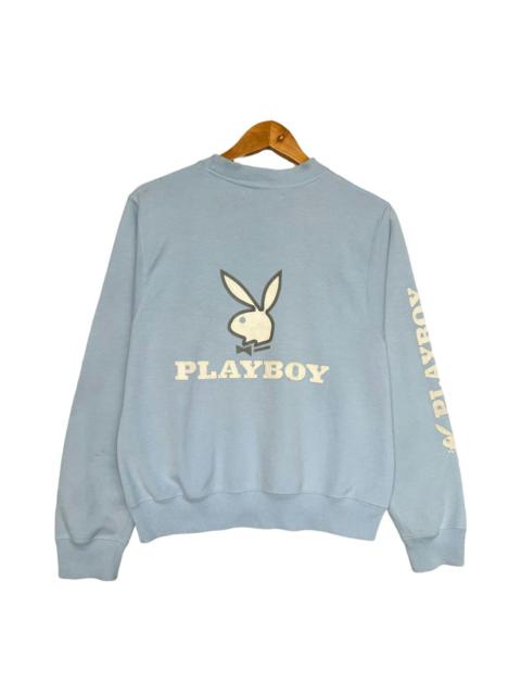 Other Designers Vintage Playboy Sweatshirt Baby Blue Sweatshirt