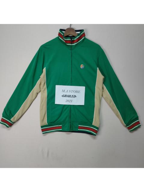 Other Designers Designer - VINTAGE G.N.O REVERSIBLE SMALL LOGO ZIPPER UPS SWEATER