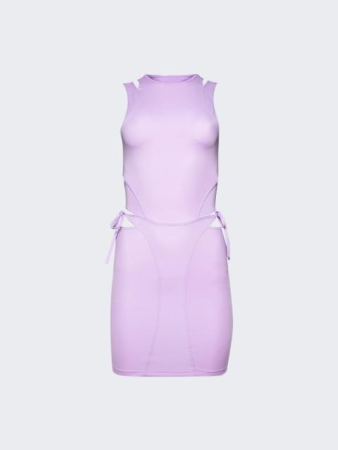 VETEMENTS Deconstructed Bikini Dress Lilac