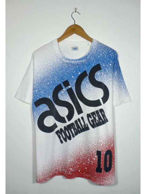 Other Designers Vintage - Vintage ASICS Shirt Big Logo And Acid Wash Nice Rare Design
