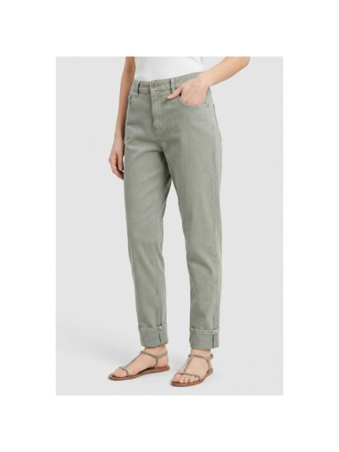 Brunello Cucinelli Brunello Cucinelli Wosage Cotton Relaxed Fit Trousers