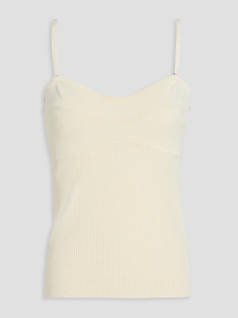 Zimmermann Ribbed-knit top