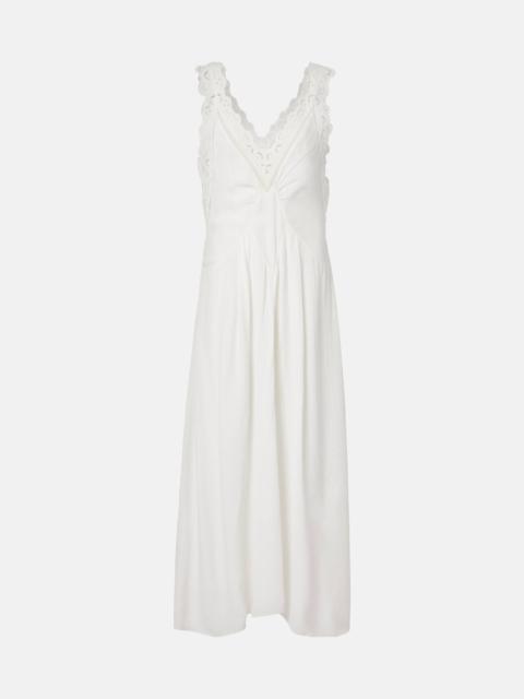 Isabel Marant Freda broderie anglaise maxi dress
