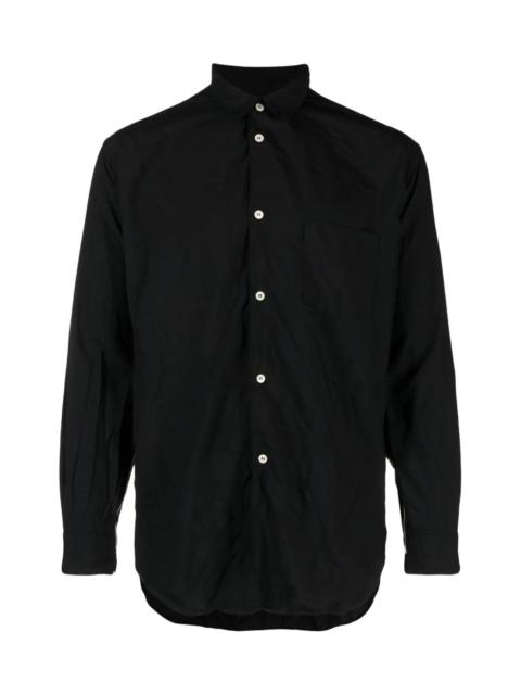 Comme des Garçons SHIRT ZIP-EMBELLISHED LONG-SLEEVE SHIRT