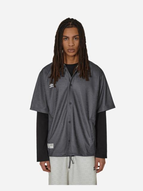 umbro Jacquard Shirt Dark Shadow