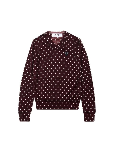 Comme des Garçons PLAY Comme des Garçons PLAY V-Neck Sweater 'Red'