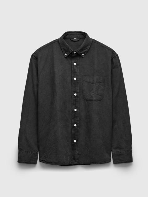 3sixteen Big Oxford Shirt in Vintage Black