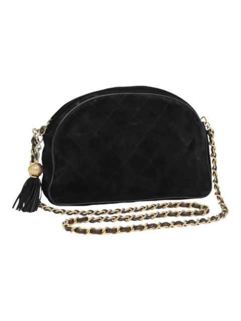 CHANEL CHANEL Matelassé Chain Shoulder Bag Suede