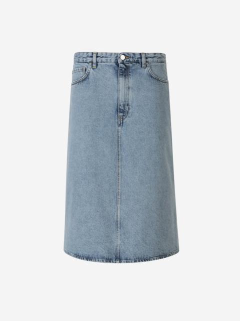 Totême DENIM MIDI SKIRT