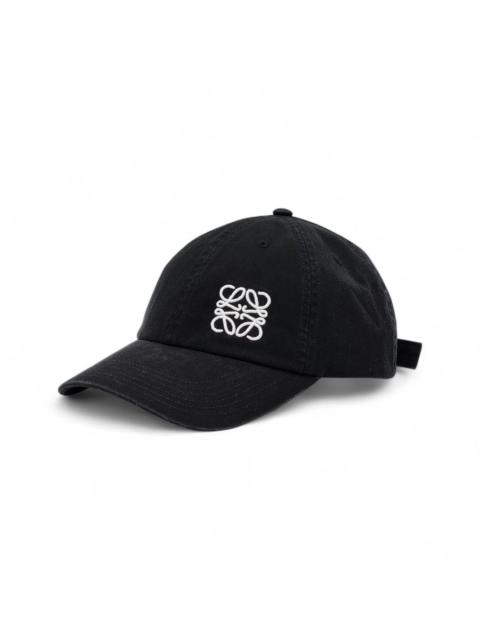 Loewe Anagram Logo Men's Baseball Cap Hat in Black Large
