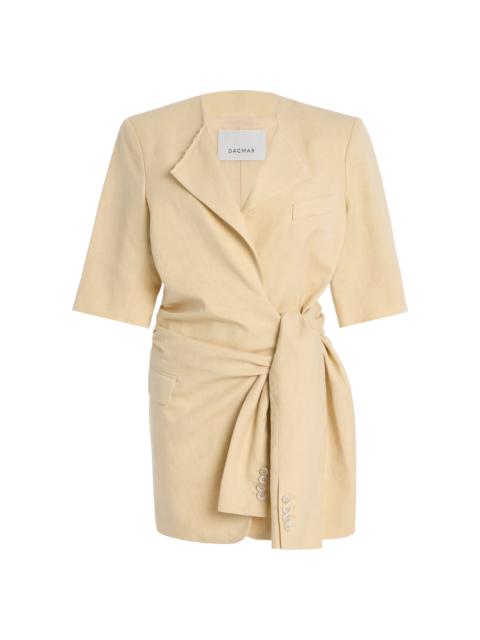 House of Dagmar Deconstructed Blazer brown