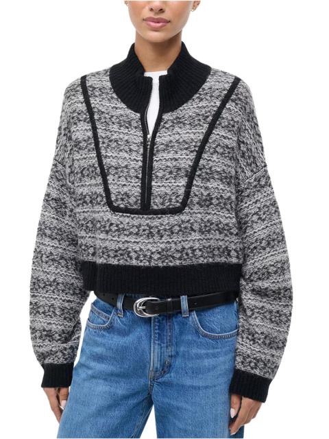 STAUD Cropped Hampton Sweater