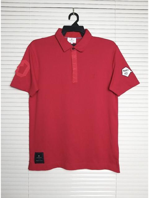 Lanvin NICE🔥AUTHENTIC LANVIN EN BLUE 10TH ANNIVERSARY POLO SHIRT