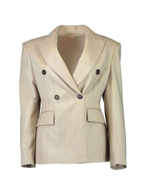 Brunello Cucinelli Brunello Cucinelli Women Wool Blend Double-Breasted Jacket