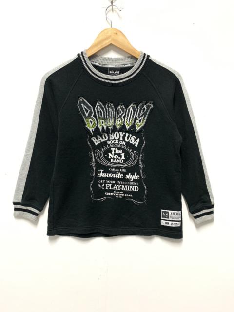 Other Designers Vintage - Badboy Spellout Sweatshirt Black Small