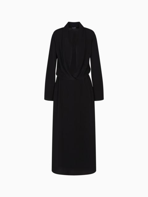 GIORGIO ARMANI SILK LONG DRESS