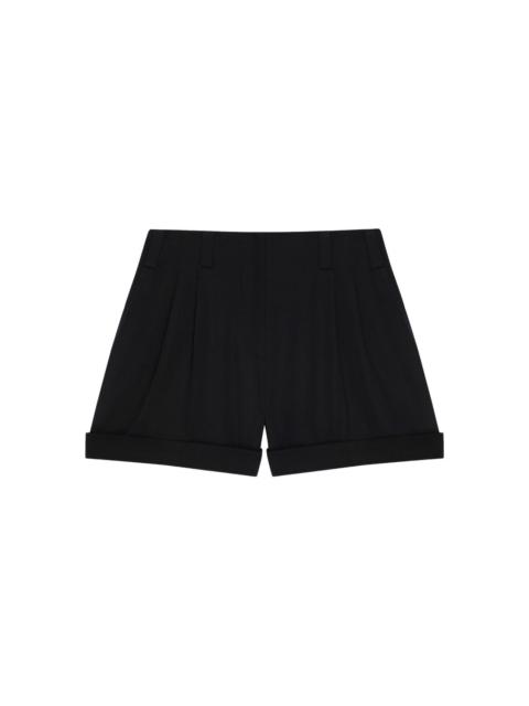 Givenchy pleated cuffed shorts