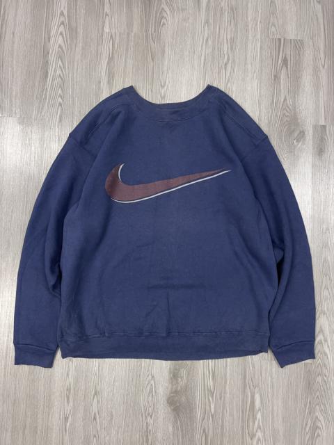 Nike Vintage NIKE Swoosh big logo crewneck pullover