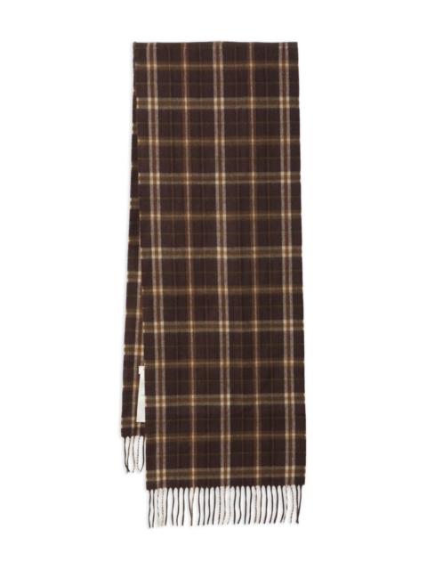 CELINE Celine Men Tartan Cashmere Scarf