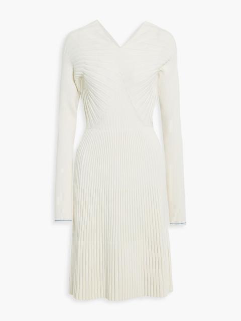 Victoria Beckham Ribbed wool-blend dress