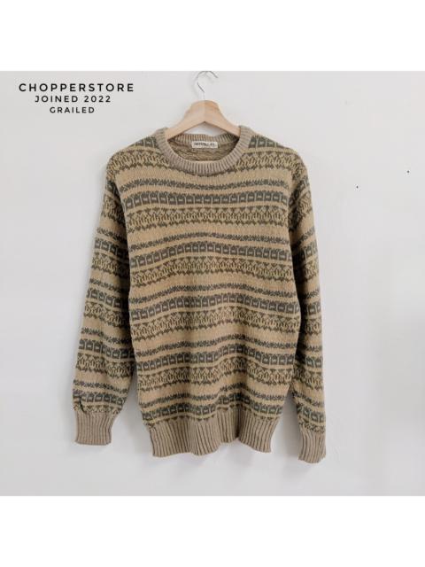 Other Designers Japanese Brand - Vintage SERAGLIO Art Stripe Knitwear Sweater Jumper