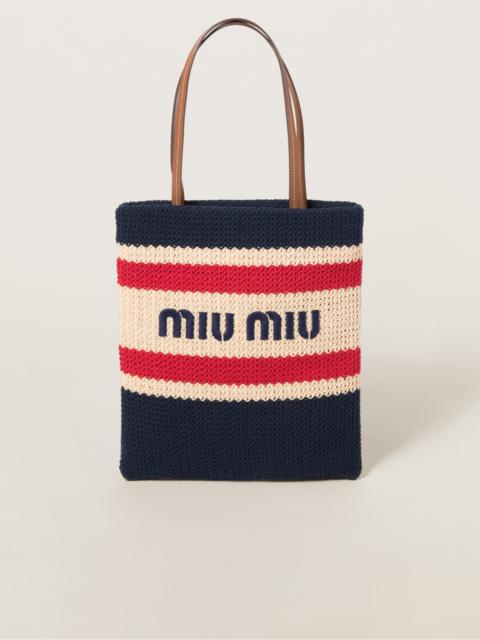 Miu Miu Crochet tote bag