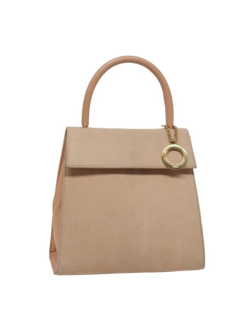 CELINE CELINE Hand Bag Suede Beige