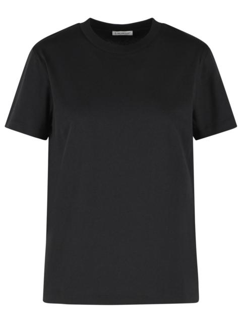 Moncler Moncler Black Cotton T-shirt
