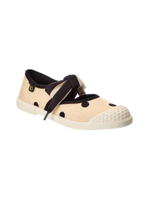 Valentino Valentino Bay By Bay Canvas Ballerina Sneaker