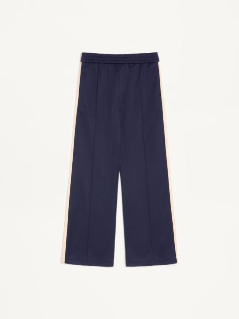 Valentino VALENTINO ACETATE PANTS WITH VLOGO PATCH