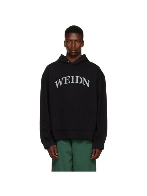 We11done Black Distressed Hoodie