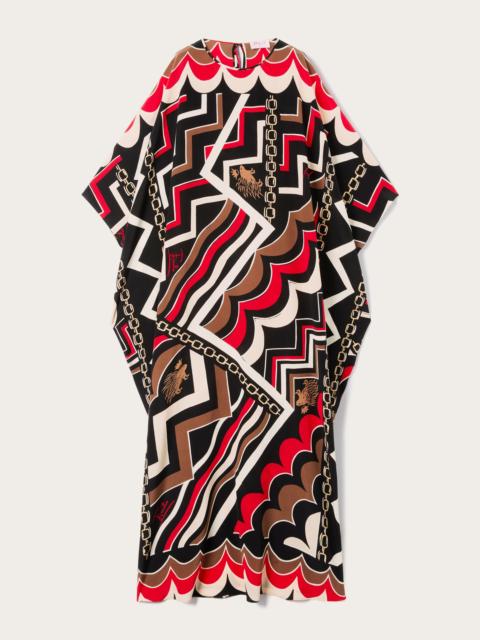 PUCCI ISTRICE PRINT LONG KAFTAN
