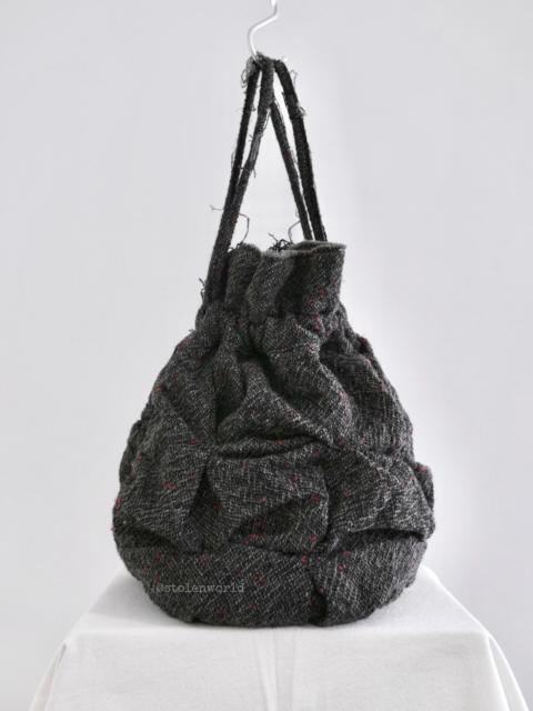 Junya Watanabe Junya Watanabe Pleated Drawstring Mini Round Bag
