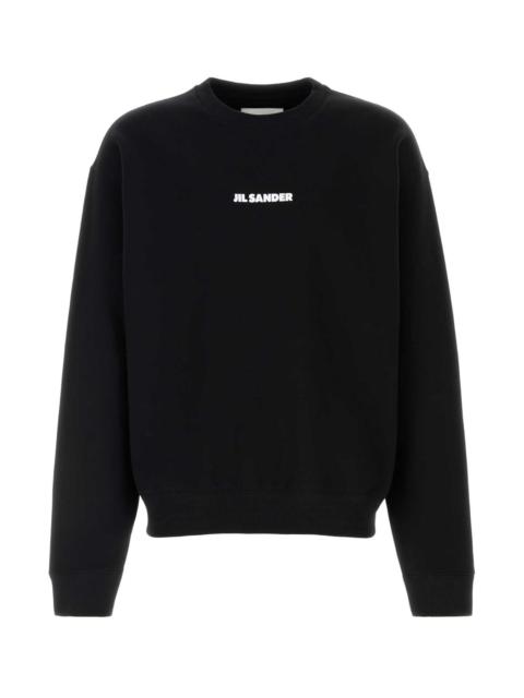 Jil Sander Jil Sander Men Black Cotton Sweatshirt