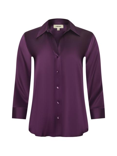 L'AGENCE Dani Silk Blouse