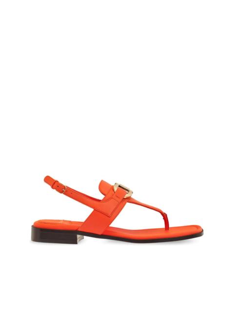 FERRAGAMO Ferragamo Womens Pumpkin Orange Flip Flops Sandals