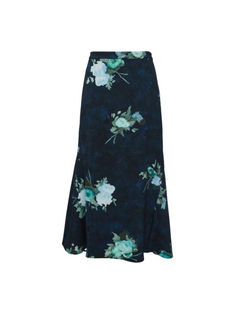 Erdem Fluted Midi Skirt