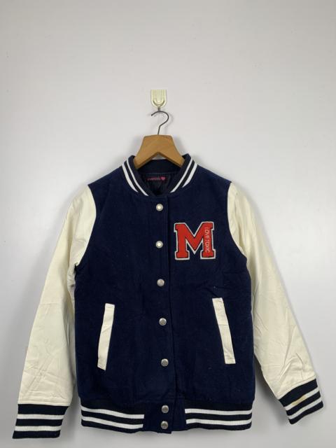 Other Designers Vintage Lovetoxic Embroidery Varsity Jacket J0369