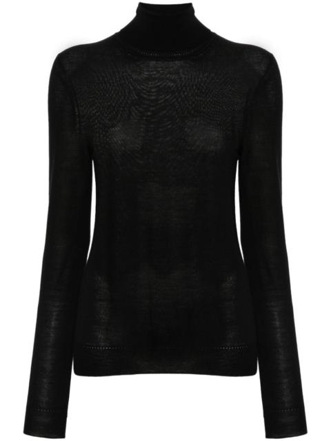 SAINT LAURENT Saint Laurent Paris Women Cassandre Wool Turtleneck Sweater