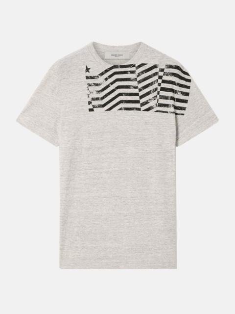 Golden Goose Golden Goose Men T-Shirt Flag Print