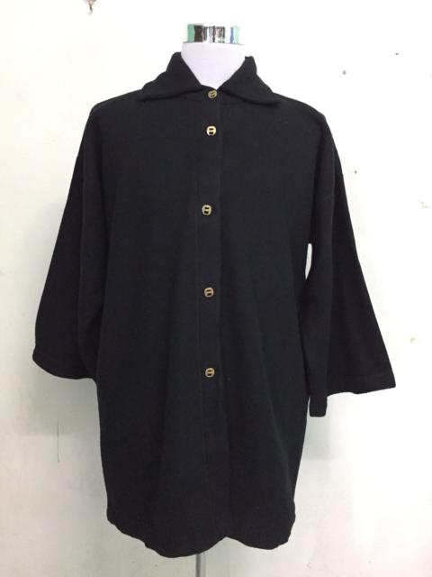 FERRAGAMO Salvatore Ferragamo Wide Sleeve Long Jacket Button Up