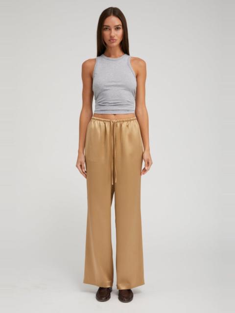 SPRWMN KHAKI SILK KAUAI PANTS