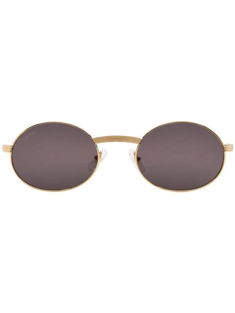 Cartier Premiere de Cartier Grey Round Men's Sunglasses CT0464S 001 53