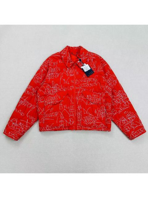 Louis Vuitton Louis Vuitton embroidered logo cotton jacket